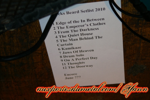 Setlist Spock's Beard Paris 2010